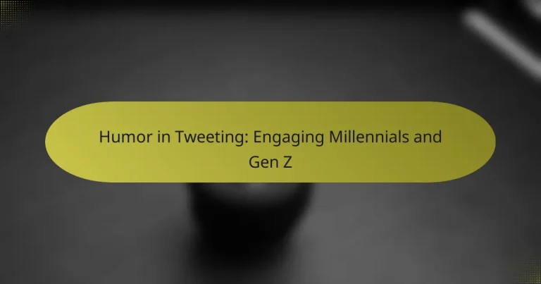Humor in Tweeting: Engaging Millennials and Gen Z
